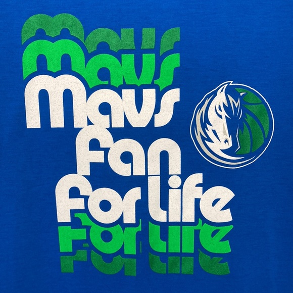 NBA Dallas Mavericks Mavs Fan For Life Graphic T-shirt sz XL - Picture 7 of 13